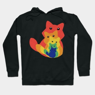 Rainbow Raccoons Hoodie